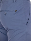 Dondup Perfect Slim Fit Cotton Gabardine Trousers
