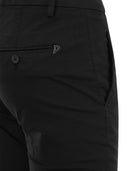 Dondup Perfect Slim Fit Cotton Gabardine Trousers