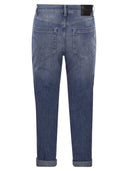Dondup Koons sciolti jeans con bottoni ingioiellati