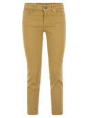 Dondup Rose Cropped Stretch Cotton Trousers