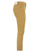 Dondup Rose Cropped Stretch Cotton Trousers