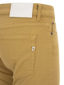 Dondup Rose Cropped Stretch Cotton Trousers