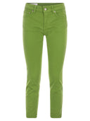 Dondup Rose Cropped Stretch Cotton Trousers