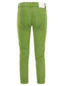 Dondup Rose Cropped Stretch Cotton Trousers