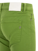 Dondup Rose Cropped Stretch Cotton Trousers