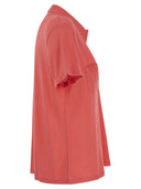 Majestic Short Sleeved Linen Polo Shirt