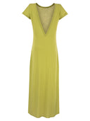 Majestic Dress With Back Neckline