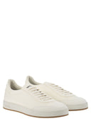 Sneaker de gamuza y piel de piel de la iglesia