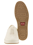 Sneaker de gamuza y piel de piel de la iglesia