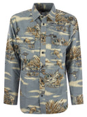 Filson flanellen shirt met afdrukken