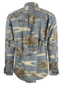 Filson flanellen shirt met afdrukken