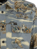 Filson flanellen shirt met afdrukken