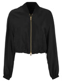 Fabiana Filippi Cupro Cropped Jacket