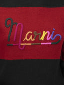 Marni Shetland Wool Sweater With Embroidered Logo