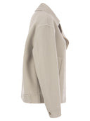 Herno Biker Jacket In Virgin Wool