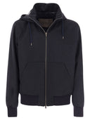Herno Cashmere And Silk Hooded Jacket