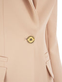 Elisabetta Franchi Double Stretch Crepe Single Breasted Jacket