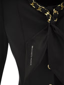 Elisabetta Franchi Giacca In Crêpe Con Catena Foulard