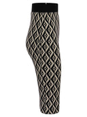 Elisabetta Franchi Longuette In Diamond Print Knit
