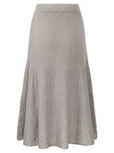 Elisabetta Franchi Metallised Viscose Midi Skirt