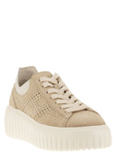 Hogan H Stripes Nubuck Trainers