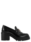 Hogan Moccasin With Metal H And Heel