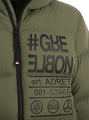 Giacca corta Moncler Grenoble Adret con cappuccio