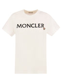 Moncler T Shirt With Embroidered Logo