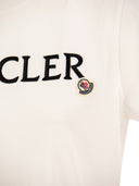 Moncler T Shirt With Embroidered Logo