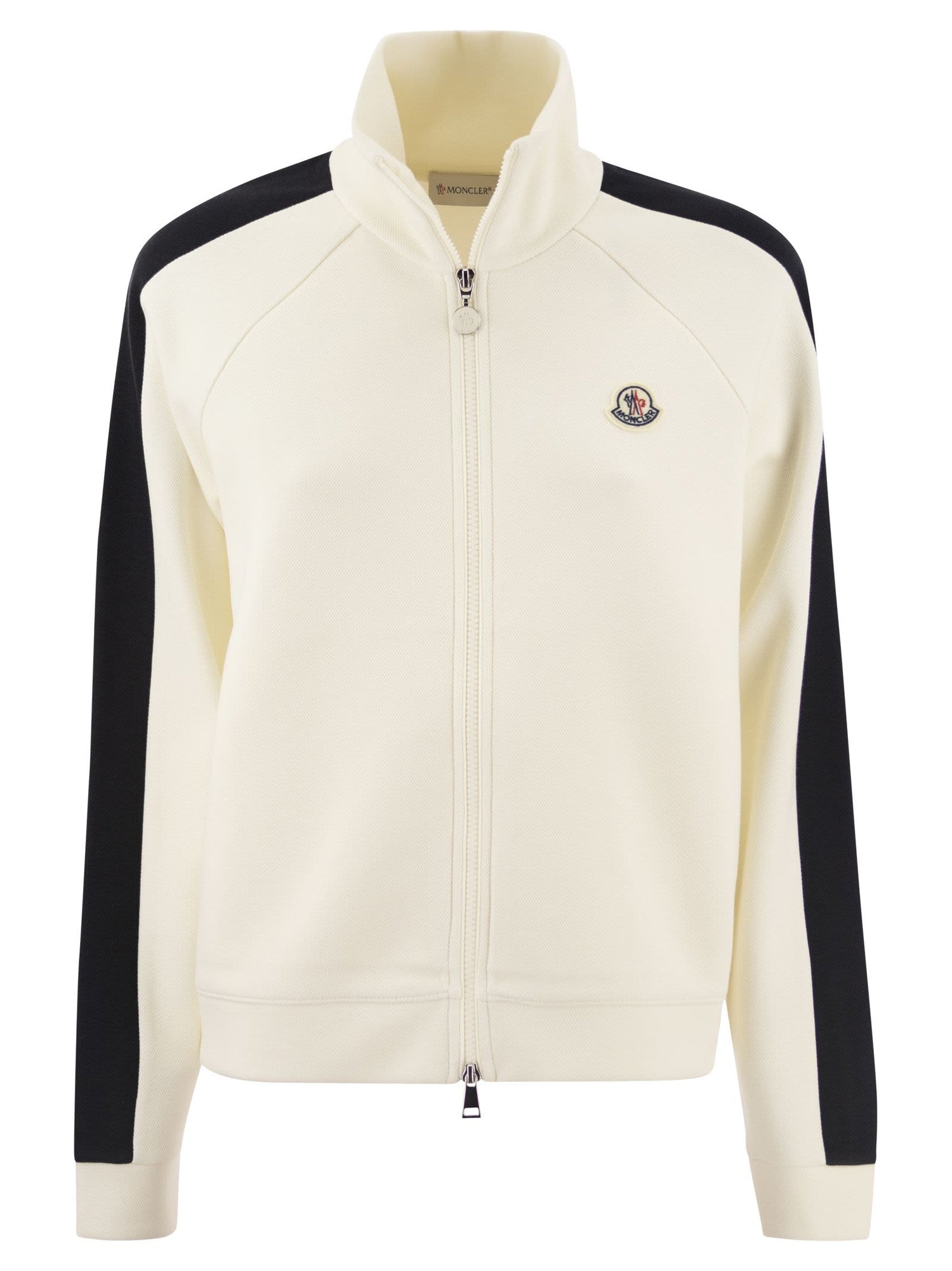 Moncler zip hot sale sweatshirt