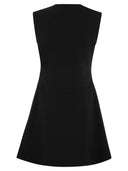 Bawełniana bawełniana sukienka bez rękawów