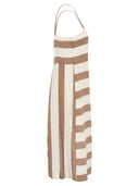 Antonelli Firenze -Leinen und Viskose -Kleid