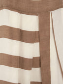 Antonelli Firenze -Leinen und Viskose -Kleid