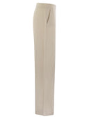 Antonelli Firenze Viscose And Linen Trousers