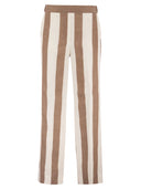 Antonelli Firenze -Leinen- und Viskose -Hosen