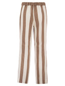 Antonelli Firenze -Leinen- und Viskose -Hosen