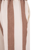 Antonelli Firenze -Leinen- und Viskose -Hosen