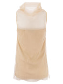 Fabiana Filippi Jersey Top With Tulle