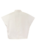 Fabiana Filippi Cotton Cropped Polo Shirt