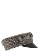 Ruslan Baginskiy Baker Boy Striped Wool Blend Hat