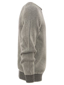 Sease Switer in cashmere a costine di boccine.