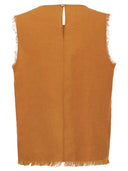Antonelli Firenze Adrien Linen Sleeveless Jumper