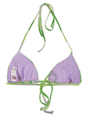 Mc2 Saint Barth Women's Triangle Top With Wave Print