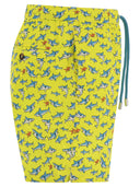 Mc2 Saint Barth Lightweight Fabric Swim Boxer Shorts With Print