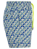 Mc2 Saint Barth Lightweight Fabric Swim Boxer Shorts With Print