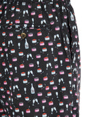 Mc2 Saint Barth Lightweight Fabric Swim Boxer Shorts With Print