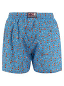 Mc2 Saint Barth Lightweight Fabric Swim Boxer Shorts With Print