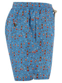 Mc2 Saint Barth Lightweight Fabric Swim Boxer Shorts With Print