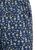 Mc2 Saint Barth Lightweight Fabric Swim Boxer Shorts With Print