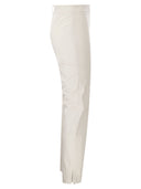 Brunello Cucinelli Cotton Twill Capri Trousers With Necklace